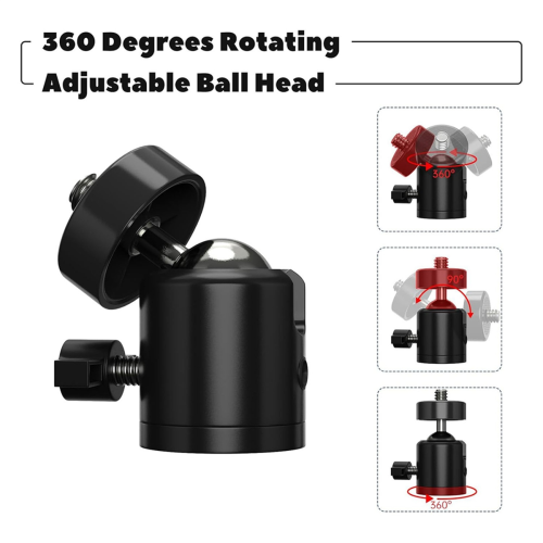 360 Degrees Adjustable Game Camera Mount with 1/4 inch Screw 1