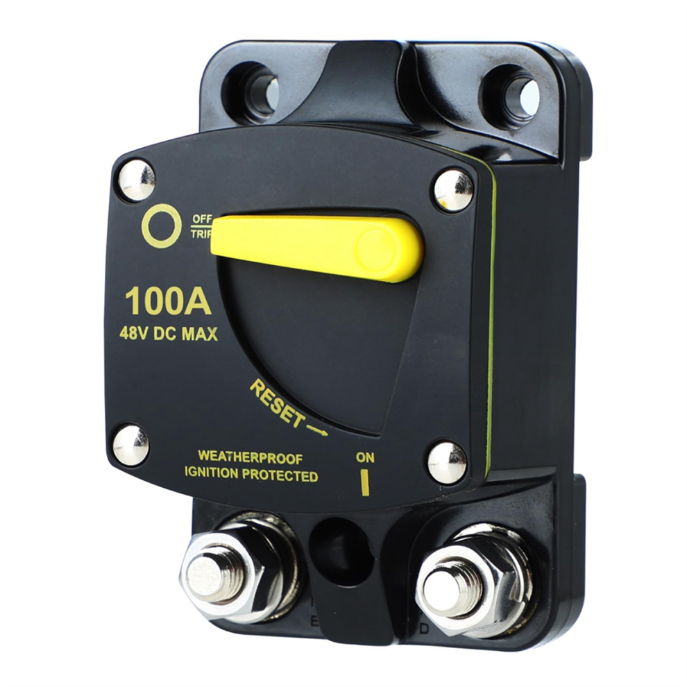 Breaker Fuse Reset 12-48V Dc Car Audio Amplifier Circuit Breaker-100A 4712036603167