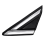 Car Left a Pillar Window Triangle Cover Panel for Mondeo 1