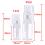 8 kpl glitterpölysuihkepulloja, 6 kpl 35 ml:n pulloja ja 2 kpl 14 ml:n pulloja 7