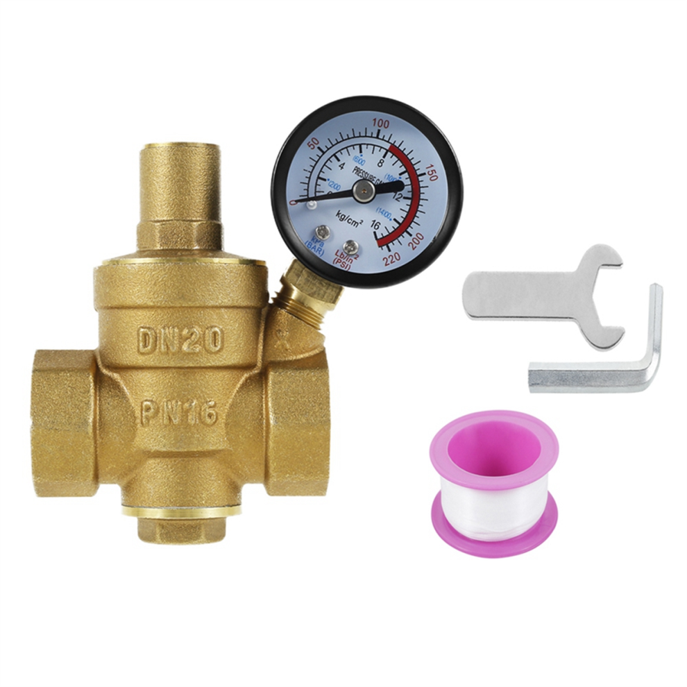 3/4Inch Dn20 Brass Water Pressure Regulator Valve Water Pressure 4712036604652