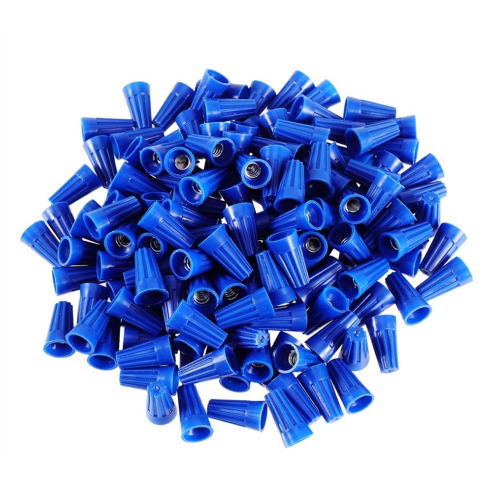 1000 Pcs Blue Wire Caps Electrical Wire Connector Screw Nuts Terminal 4712036605734