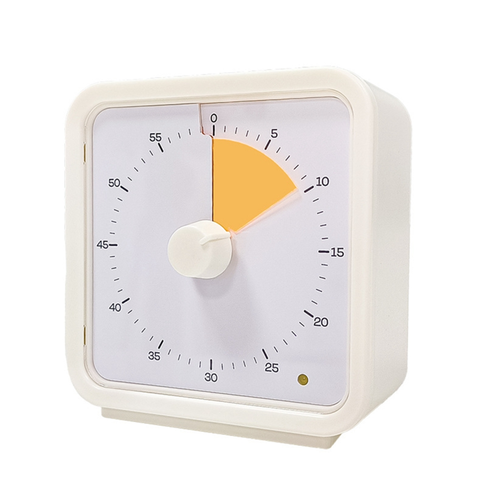 60-Minute Visual Timer for Kids, Timer with Silent Operation Yellow-image-OPC-PJ6K5WJ-NEW