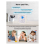 Timer visivo da 60 minuti per bambini, timer con funzionamento silenzioso, giallo 3