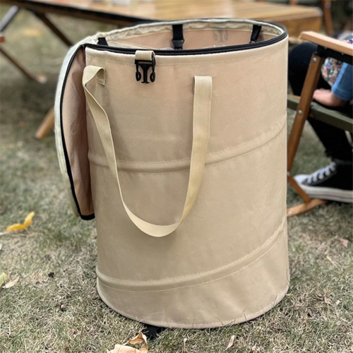 Saco de armazenamento para lixo externo, camping e jardim, preto. 1