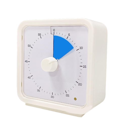 Timer visivo da 60 minuti per bambini, timer con funzionamento silenzioso blu