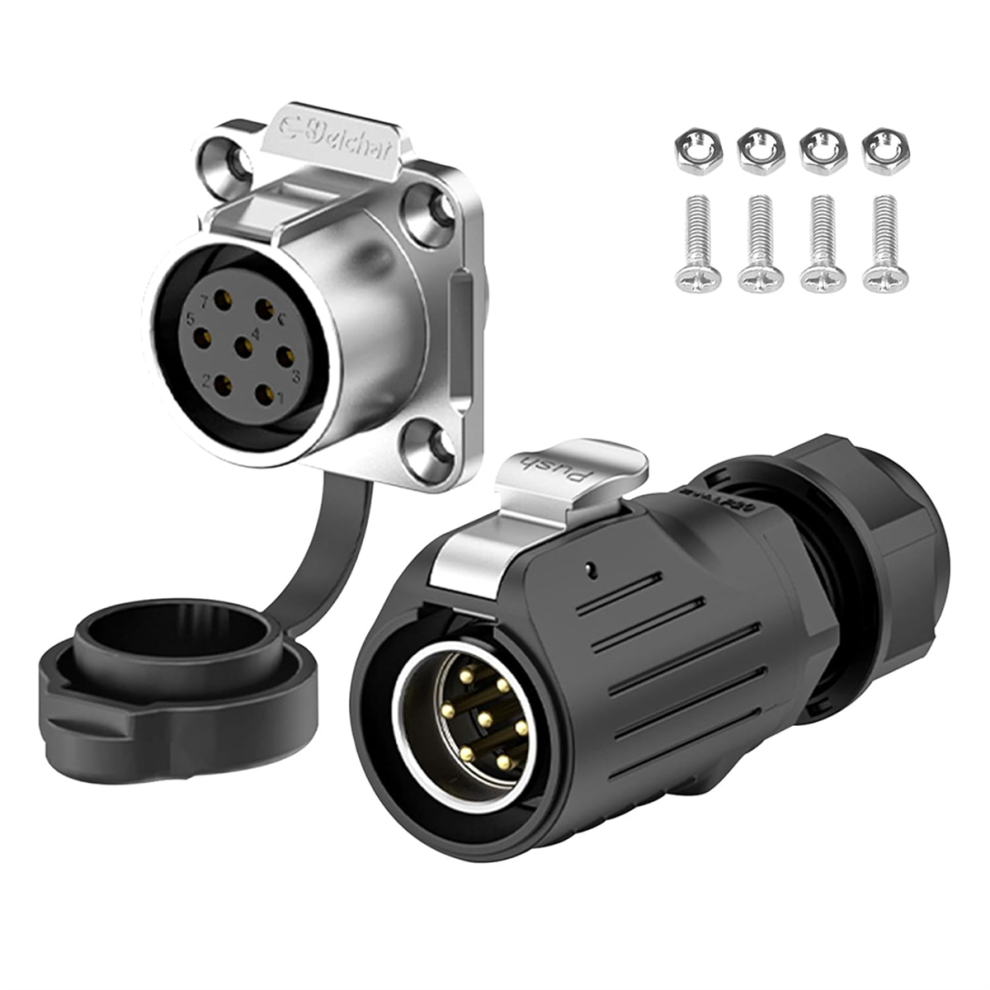 Industrial Connector Ip68 Quick Plugging Circular Connector (7 Pin) 4711222857773