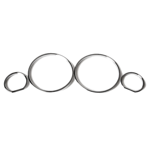 Auto snelheidsmeter afdekking rand dashboard meter ring set voor