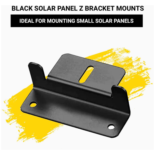 8 PCS Solar Panel Mounting Z-Brackets with Nuts and Bolts for Walls 1
