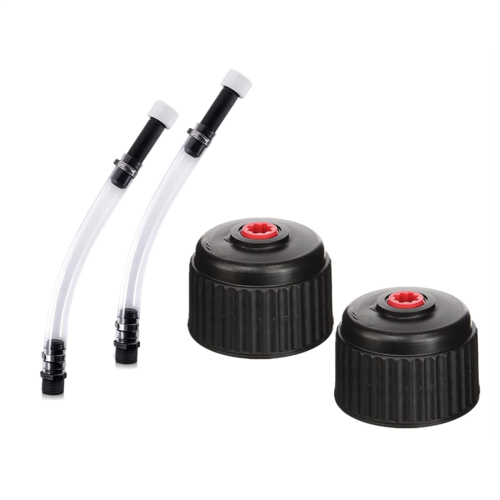 4 Pieces Filler Jug Hose Racing Fuels Replacement Cap LC2