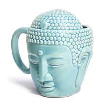 Coffee Cup TathaGata Buddha Shape Buddha's Head Ceramic Cup