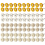 80Pcs 1 Inch Buffing Wheel Kit for Rotary Tools, 3mm 1/8Inch Shank 1