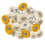 80Pcs 1 Inch Buffing Wheel Kit for Rotary Tools, 3mm 1/8Inch Shank 2