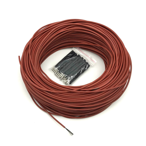 12K HEAT 50M 12K 33Ω/M Καλώδιο θέρμανσης άνθρακα 3MM για θέρμανση δαπέδου 2