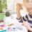 Kit timbrati da 6 pezzi per bambini principianti fai da te mini ricamo 5
