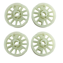 2Pair LH+RH Window Regulator Gear Drum for