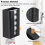 Tissue Holder, Garbage Bag Dispenser for Fridge Kitchen Laundry White 2