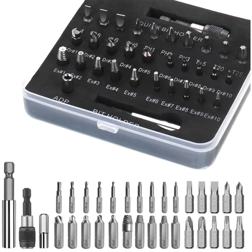 33Pcs Damaged Screw Extractor Kit & Screwdriver Bits Set 1