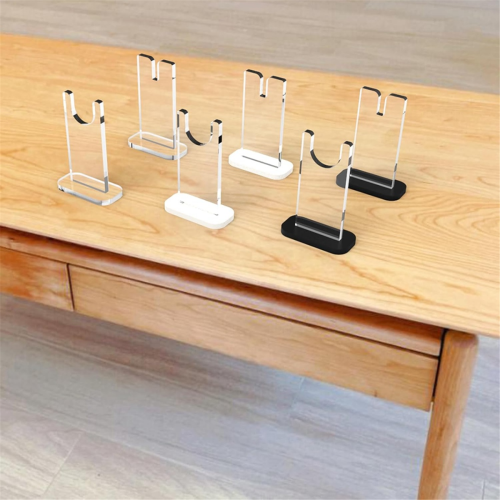Conjunto de 4 Suportes para Facas, Porta-Facas de Acrílico com Base Transparente 2