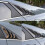 Carbon Fibre ABS Rear Window Louver Shutter Cover Trim for 6