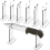 4Sets Knife Display Stand,Acrylic Knife Holder Collector White Bottom 2