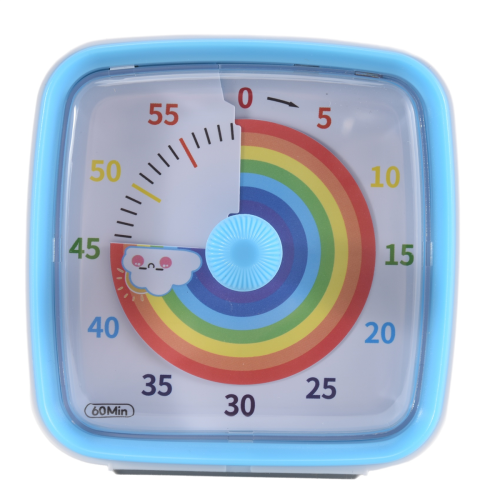 60-Minute Visual Timer with Night Light, Countdown Timer, Blue 1