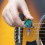 Πένα με φωτεινή αφή κιθάρας και κολιέ Northern Lights, πένα μπάσου 6