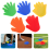 Hand Floor Markings for Gym Floor Site Marking Spots Hand Shape 5