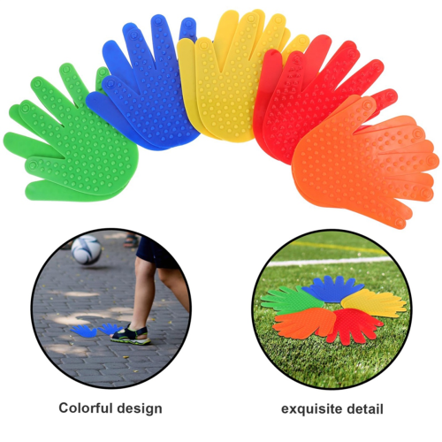 Hand Floor Markings for Gym Floor Site Marking Spots Hand Shape 2