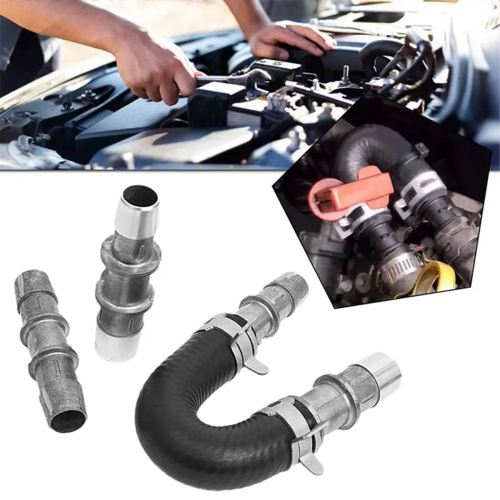 Upgrade Aluminum Engine Heater Core Bypass Hose Kit 1