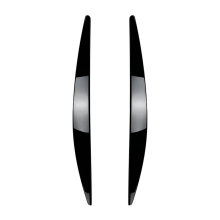 Front Headlight Cover for MK3 2015-2017 Gloss Black