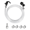 5 FT Ball Lock Beer Line Assembly,Tubing Ball Lock Quick Disconnect 1