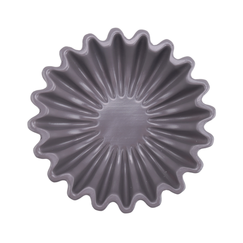 Fluted Ruffle Decorative Bowl -Decor for Living Room Styling, Small-B 1