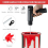 Misturador de tinta para broca de 11 polegadas, conjunto de 4 peças para misturar tinta em brocas. 4