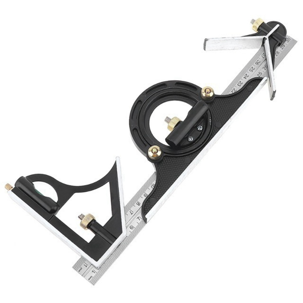 300Mm Adjustable Measuring Ruler Angle Finder Protractor Tools 4711222873926