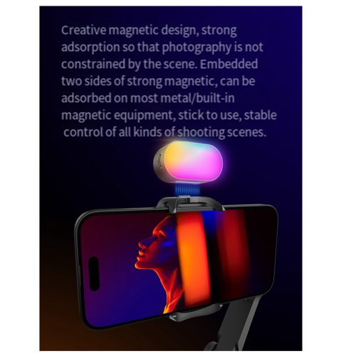 Luz de preenchimento RGB magnética para diversos estabilizadores de 3 polegadas. 2