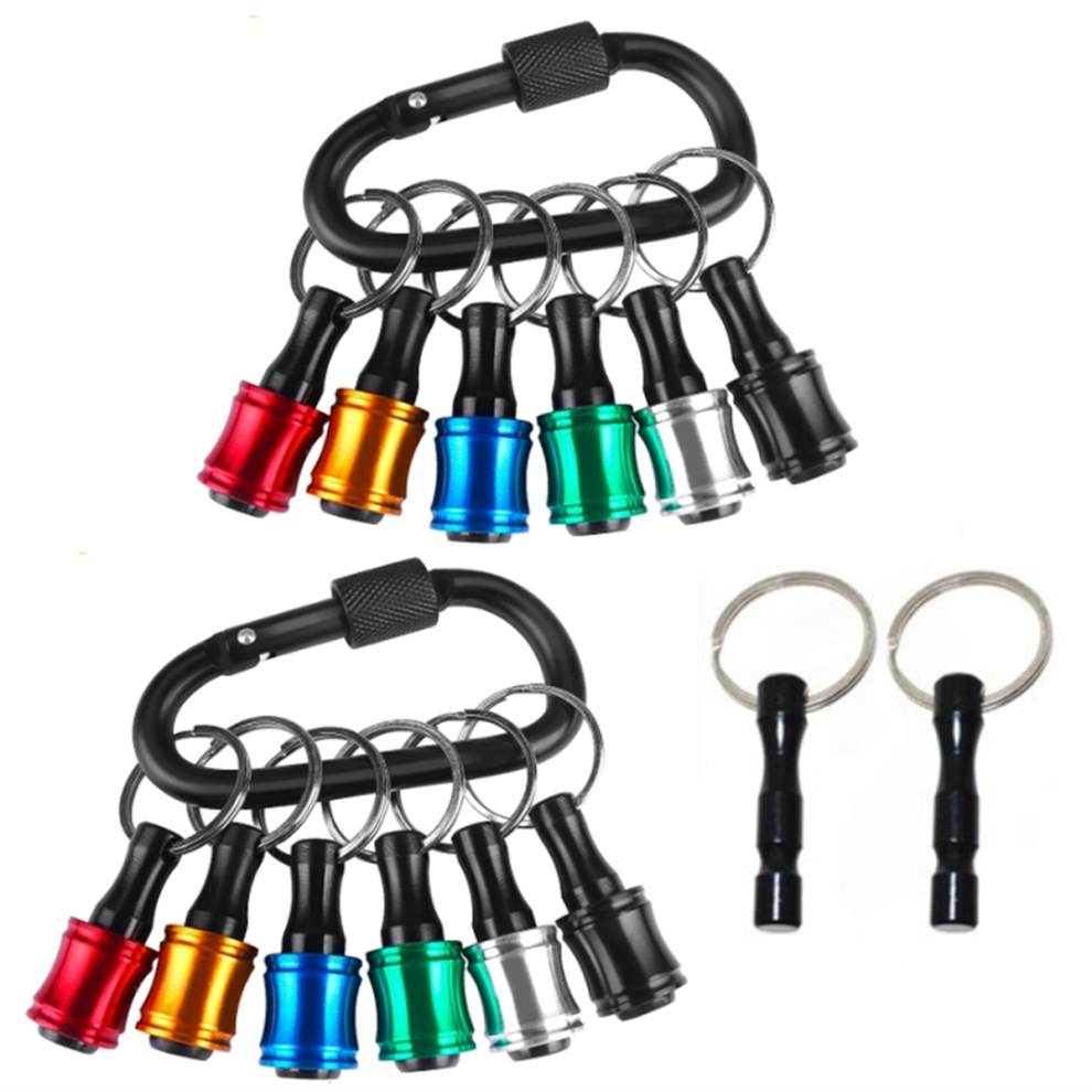 1/4In Hex Bits Holder Keychian, Screwdriver Bit Holder Socket Adapter 4711222805590