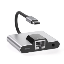 Adaptador de cabo conversor de rede para placa de rede móvel tipo C para RJ45