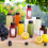 12Pcs 8oz Plastic Juice Bottles with Tamper Evident Caps 2