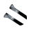 Black Rear Window Side Trunk Spoiler Canards Splitter for 5
