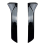 Black Rear Window Side Trunk Spoiler Canards Splitter for 1