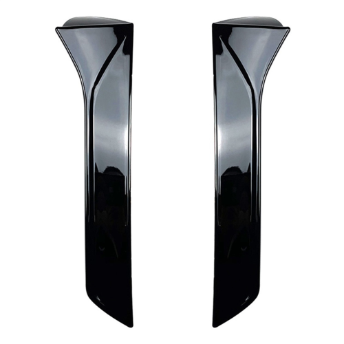 Black Rear Window Side Trunk Spoiler Canards Splitter for
