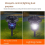 Solar Mosquito Repellent Lights Solar Lace Floor Plug Models 1
