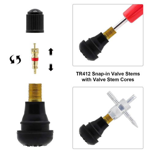 Valve Stem Puller Installer Tool, Single Head Tire Valve Core (40Pcs) 2