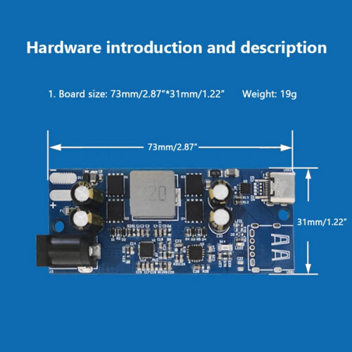 Módulo de carregamento rápido de protocolo completo SW2303 PL5501 Tipo C 2