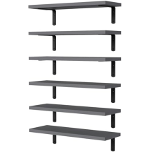 Floating Shelves,Wooden Floating Shelves for Wall Decor, Grey