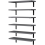 Floating Shelves,Wooden Floating Shelves for Wall Decor, Grey 1