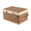 Cesta de bambu nova, natural e ecológica, cesta de piquenique de bambu. 4