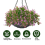 Conjunto de 3 forros de feltro preto não tecido para cestos de flores suspensos, 40 cm (16 polegadas) 4