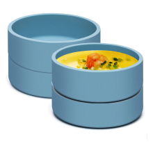 Air Fryer Egg Mold Individual Microwave Egg Cooker Blue 4Pcs